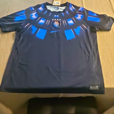 Nike AUF Uruguay Men's Soccer Jersey Blue Short Sleeve Polyester Size M picture