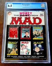 Worst from MAD MAGAZINE #1 - CGC Graded 6.5  ATTACHED INSERTS  1958 picture