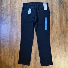 NWT Levi's 511 Slim Fit Advanced Stretch Black Denim Casual Jeans Men's 32 x 29 picture