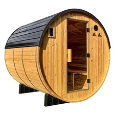 Backyard Discovery Paxton 4-6 Person Cedar Outdoor Barrel Sauna picture