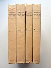 USSR: Resolutions and Decisions of the CPSU, 4-volume set picture