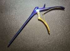 V. Mueller NL4273-83 Chroma-Line Blue Kerrison A+ Rongeur, 40°, 3mm, 8