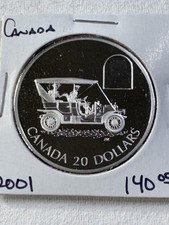 2001 Canada $20 Russell Silver Coin with Holograph picture