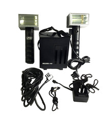 RARE METZ 402 VINTAGE PROFESSIONAL PHOTOGRAPHER FLASH UNIT KIT   (NO BATTERY) picture