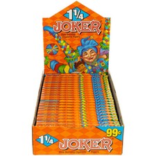 Joker Rolling Paper 1 1/4 Orange Slow Burn 1.25 Cigarette Paper (Box of 24) picture