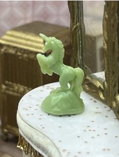 1:12 Miniature Dollhouse Replica Fenton Unicorn  (Several Colors Available ) picture