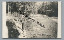 RPPC Old Trail Scout Mountain Man OVANDO MT Montana Vintage Real Photo Postcard picture