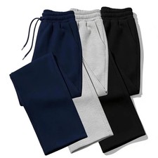 Men's Oversized Sweatpants Loose Wide Leg Joggers Pockets Casual Pants Trousers picture