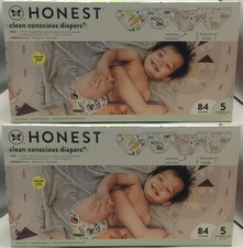 The Honest Company Clean Four Print Pack, Size 5 Count, 168 Diapers🌟FREE SHIP🌟 picture