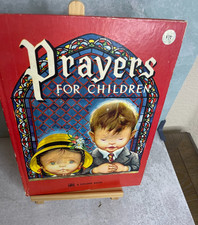 Vintage 1974 6th print Prayers for Children Large Golden book hardcover picture
