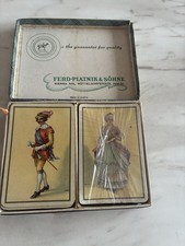 Vintage 1950s Piatnik Miniature Patience Card Set - 1 Sealed Deck, Complete picture