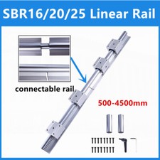 SBR16/20/25 Linear Rail Guide connectable +SBR16UU SBR20/25UU Bearing Blocks CNC picture
