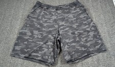 Lululemon Grey Camo Men's Athletic Shorts Large picture