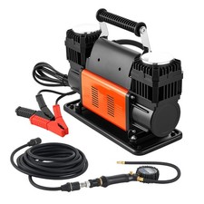 VEVOR Dual-Cylinder Heavy Duty Air Compressor 10.6CFM 12V Portable Tire Inflator picture