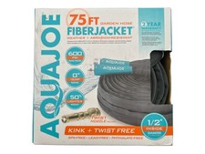 Aqua Joe FiberJacket Hose 75ft 1/2in Black picture