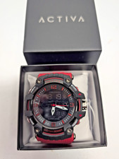 Activa By Invicta Watch Men's Digital Watch Red Black ACW8089 picture