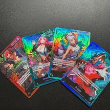 4x Shanks Yamato Jewelry Bonney Buggy Alt Art Leader Holo - One Piece TCG NM picture