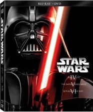 Star Wars Trilogy Episodes IV-VI (Blu-ray + DVD) - Blu-ray By Mark Hamill - GOOD picture