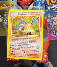 Pokemon TCG Charizard 4/102 Base Set Holo Rare English 1999 Stage 2 120 HP picture