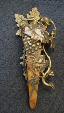 Unusual Vintage Jan Michaels Grape Vine Brooch picture