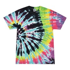 Colortone Tie Dye T-Shirt Flashback Cotton Kids & Adult Sizes S-5XL Multi-Color picture
