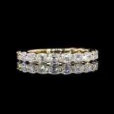 1.25Ct Cushion Lab Grown Diamond 3/4 Eternity Wedding Band 14K White Gold VVS2 E picture
