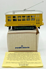 Putt Trains S Gauge #41 Shaker Heights Trolley in OB w/Warranty Card - Runs picture