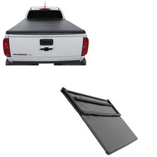 Black Horse Premier Soft Tonneau Cover TriFold Black fit 2015-2027 GMC Canyon picture