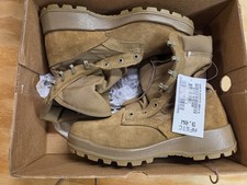 New Belleville Combat Boots Mens Size 9Wide Brown Army Hot Weather Vibram NWT picture