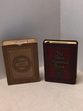 RARE 1923 Book of Thrift Coin Bank w/ Slipcase First National Bank Lewistown PA picture