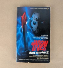 Jason Lives Friday the 13th Part VI Simon Hawke PB 1986 Movie Novelization RARE picture