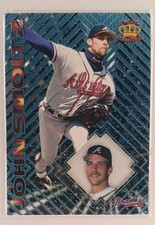 1997 Pacific Crown Collection Prism - John Smoltz #83 Light Blue picture