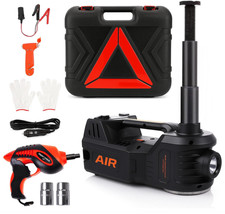 Kit Gato Hidráulico Eléctrico 5T con Llave Impacto y Compresor 12V Auto picture