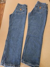 Carhartt B17 DST Relaxed Fit Tapered Leg Jeans Mens 32x32 Dark Stone Blue NWT picture