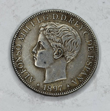 Coin UN Peso 1897 Philipines  picture