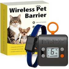 BLACK/ORANGE - FLYSPEAR WIRELESS CAT BARRIER picture