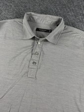 Ermenegildo Zegna Leggerissimo Polo Mens L / 52 Heathered Short Sleeve Luxury picture