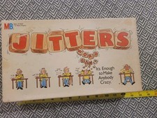 Vintage 1986 Jitters Word Game Milton Bradley Complete Working Family Board Game picture
