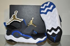 Jordan Little Kids' 23/7.2 EasyOn Shoes HF3415 004  Black/Blue NIB picture