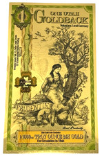2019 Utah 1 Goldback *FIRST VINTAGE YEAR* (Prudentiae, Prudence) picture