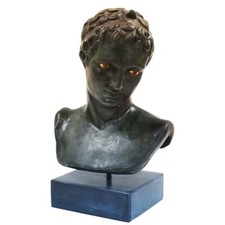 Ephebe of Marathon quality sculpture handmade plaster artifact bronze effect picture