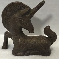 Small Bronze, Mystical Unicorn Vintage picture
