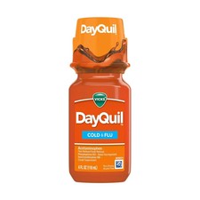 Vicks DayQuil Cold and Flu Relief Liquid Medicine Relief, 4 Oz - EXP 10-26 picture