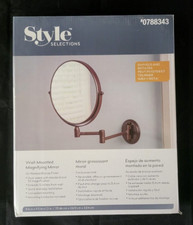 Giagni MM101-ORB Bronze Zinc Magnifying Wall-Mounted Vanity Mirror picture