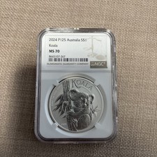 2024 P125 Koala 1 oz Silver Dollar NGC MS70 picture