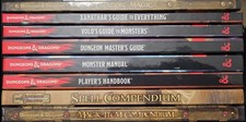 Dungeon Masters Guide, Players Handbook, Monster Manual, Dragon Magic, Volo's  picture