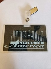 James Brown June 10, 1991 The Wiltern Living In America Badge / Pass... picture