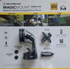 Scoche MagicMount Magnetic Wireless Elite Charging Phone Mount - iPhone 12 Up picture