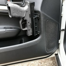 Quickdraw Gun Magnet Mount Holster for Vehicle and Home Concealed Carry Pistol picture