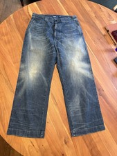 Polo Ralph Lauren The Denim Big Chino Men’s 32x32 Vintage Faded Washed WWII picture